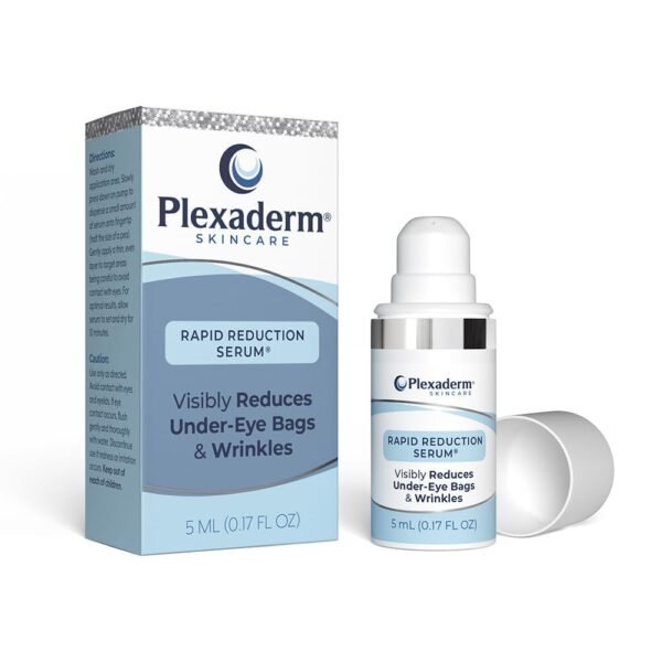 Plexaderm Rapid Reduction Eye Serum - Visibly Reduces Under-Eye Bags, Wrinkles, Dark Circles, Fine Lines & Crow's Feet Instantly, Anti Aging Wrinkle Remover for Face, Pump - Image 2