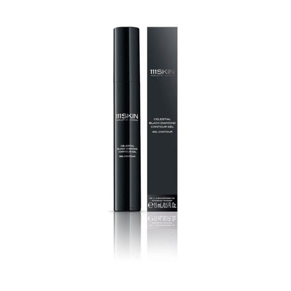 111SKIN Celestial Black Diamond Contour Gel | Target Deep Wrinkles | Peptide-Packed Formula to Tighten & Lift Around Eyes & Lips (0.5 oz) - Image 3