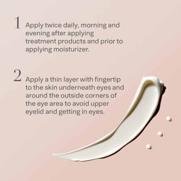 SkinMedica TNS Eye Repair - Our Age-Defying, Under Eye Cream to Say Goodbye to the Appearance of Dark Circles and Puffiness, 0.5 Oz - Image 5
