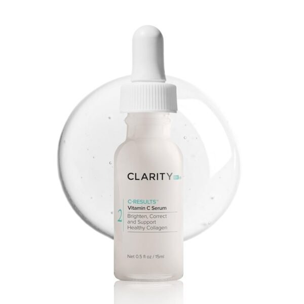 ClarityRx C-Results Vitamin C Brightening Face Serum, Natural Plant-Based Anti-Aging Facial Treatment for Dark Spots & Acne Scars - Image 2