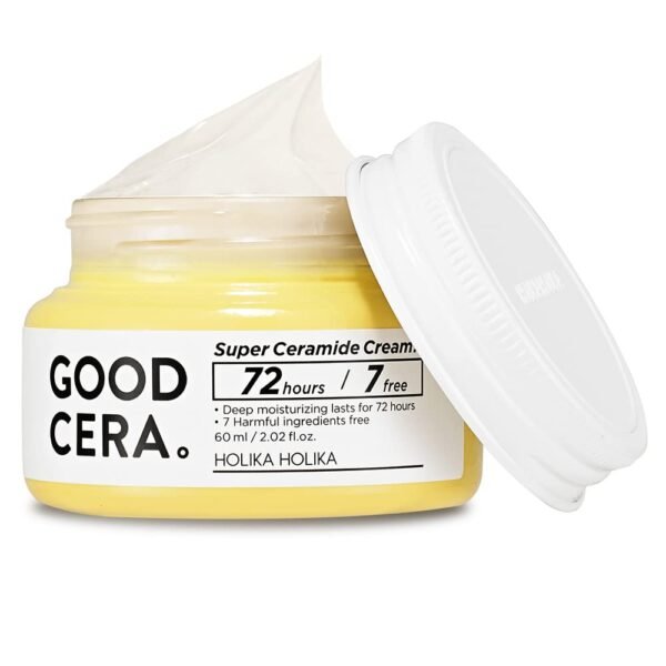 HOLIKA HOLIKA Good Cera Super Ceramide Cream | Soothing Facial Cream & Skin Moisturizer | Ceramide Cream Korean Moisturizer for Face | Deeply Nourishing Face Cream for Dry Skin 2.02 fl oz - Image 2