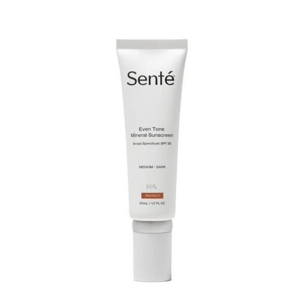 Senté Even Tone Mineral Sunscreen Tinted Broad-Spectrum Lotion - Medium-Dark SPF 36 - UVA/UVB Protection - 40-Min Water-Resistant - 50 ml - Image 2
