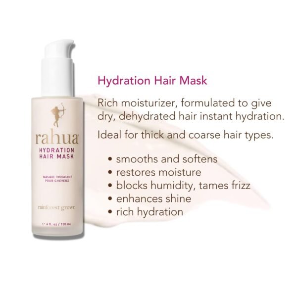 Rahua Ultimate Hydration Power Set Hydration Shampoo 9.3 Fl Oz, Hydration Conditioner 9.3 Fl Oz, Leave-in Treatment 2 Fl Oz Hydration Hair Mask 4 Fl Oz. - Image 3