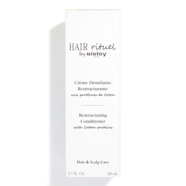 Sisley Paris Hair Rituel Restructuring Conditioner with Cotton Proteins - 200 mL - Hair Care Detangling Conditioner for Instantly Smoother, Shinier Hair - Lightweight, Creamy Texture - Image 4