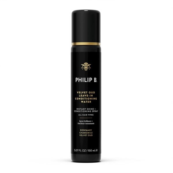 PHILIP B. Velvet Oud Leave-in Conditioning Water, 5.07 Fl. Oz. (150 ml) - Instant Shine and Conditioning Spray With Rosemary and Chamomile - Image 2