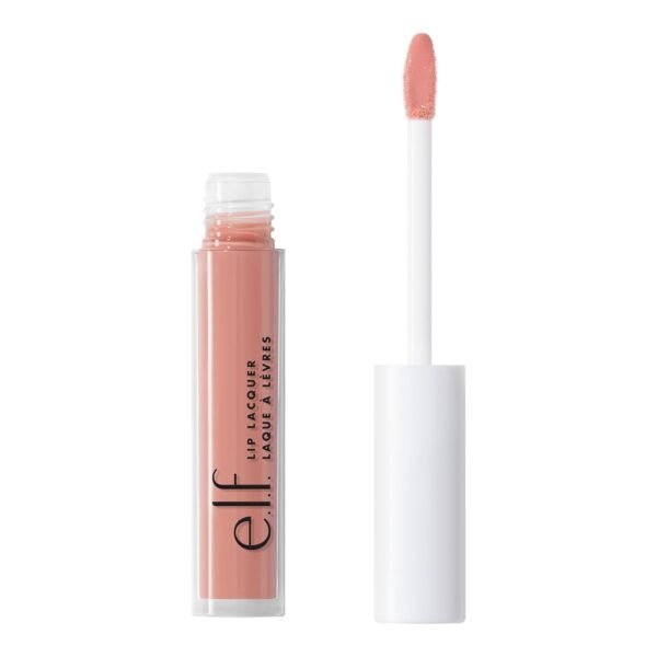 e.l.f. Lip Lacquer, Nourishing, Non-Sticky Ultra-Shine Lip Gloss With Sheer Color, Infused With Vitamins A & E, Vegan & Cruelty-Free, Whisper Pink - Image 2