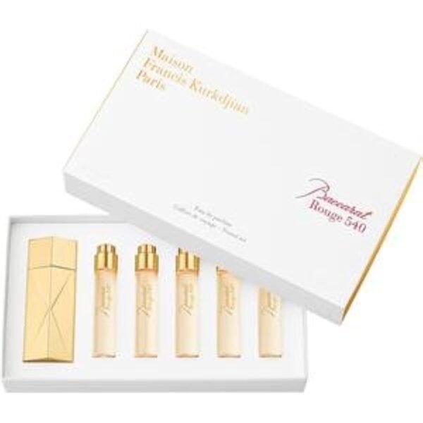 Maison Francis Kurkdjian Baccarat Rouge 540 Travel Set Eau de Parfum Plus Gold Globe Trotter Case, 6 Count - Image 2