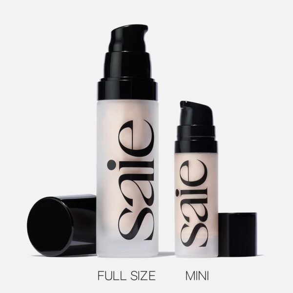 Saie Mini Glowy Super Gel Lightweight Illuminator - Luminizer + Makeup Primer for Glowing Skin - Enriched with Vitamin C + Hydrating Squalane Oil - Starglow (0.5 oz) - Image 10