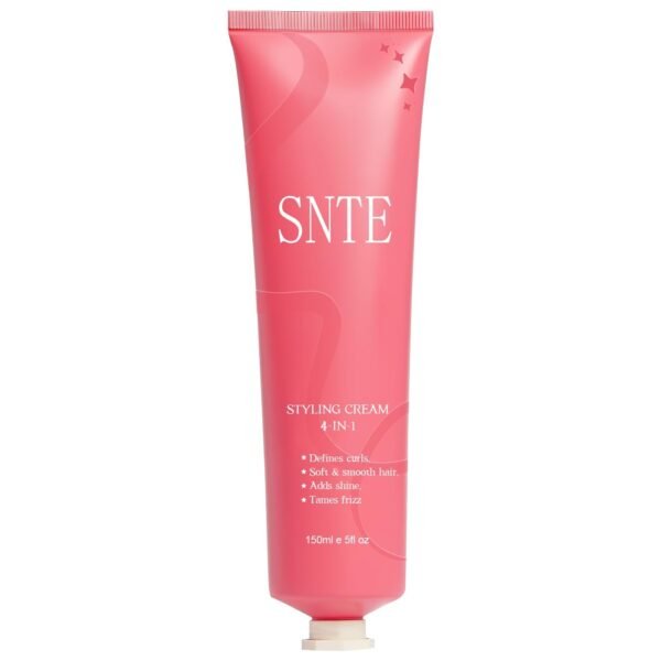 ‌4-in-1 Styling Cream for Flyaways & Curl Defining, Non-Greasy Smoothing Cream for Women & Kids, Add Shine Slick Back Hair, No White Flakes & Chemical Flavors Fly Away Hair Tamer - Image 2
