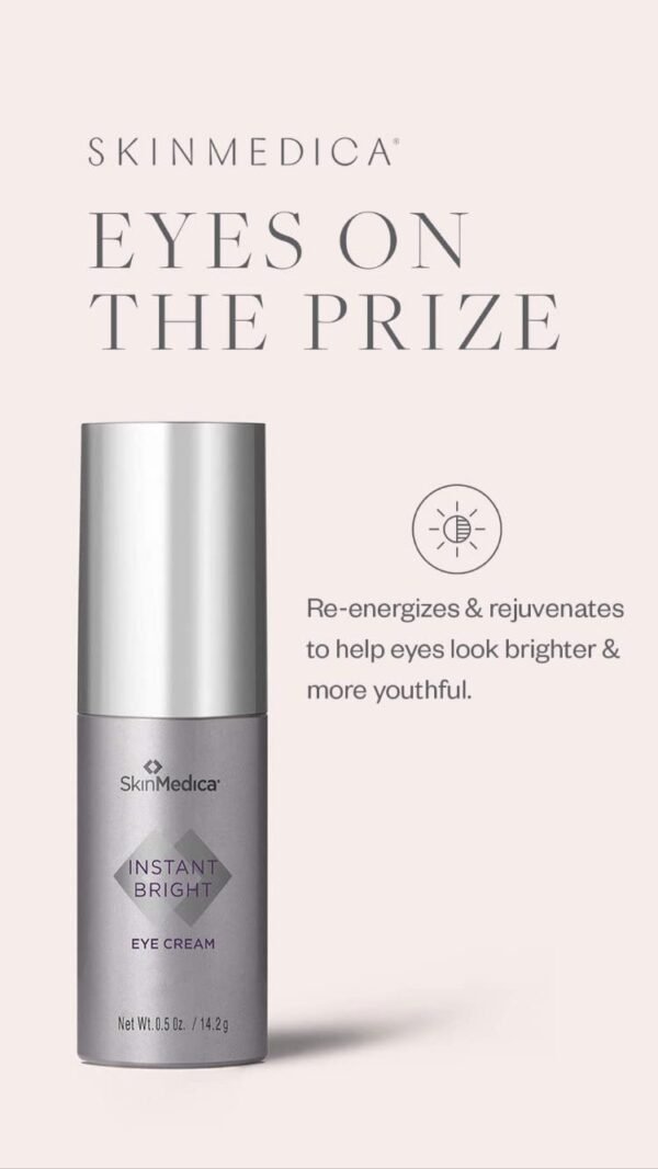 SkinMedica Instant Bright Eye Cream - Our Age-Defying Under the Eye Cream Instantly Improves Eyes’ Appearance, Including Dark Circles, Sagging, Puffiness and Lines, 0.5 Oz - Image 5
