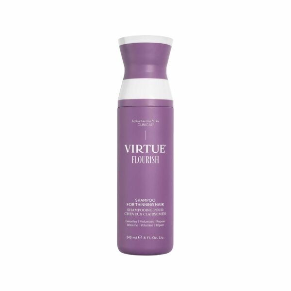 VIRTUE Flourish Sulfate Free Shampoo for Thinning Hair, Volumizing Hair Growth Product, Detoxifies and Repairs, Color Safe - Image 2