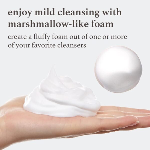 NOONI 2-in-2 Much Needed Facial Cleansing Single - Marshmallow Whip Maker | Gentle Deep Cleanser For Skincare, Rich Foam Maker For Face Wash, Gift, Remove Impurities, for All Skin Types - Image 4