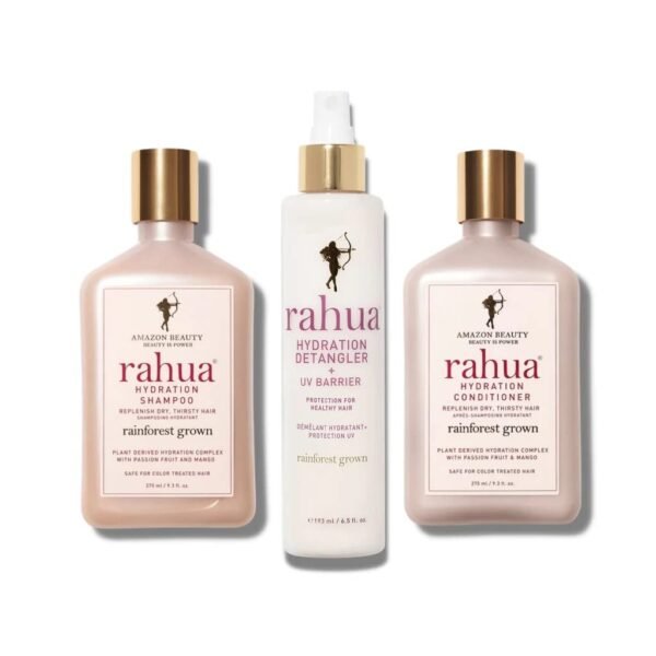 Rahua Hydration Detangling Rituals, Hydration Detangler, UV Barrier 6.5 Fl Oz, Hydration Shampoo 9.3 Fl Oz, Hydration Conditioner 9.3 Fl Oz, Hair Care Set for Women and Men - Image 2