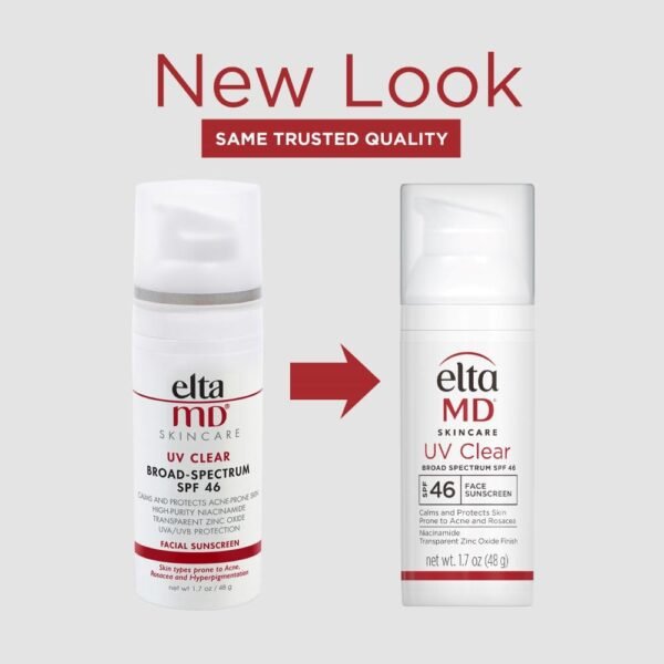 EltaMD UV Clear Face Sunscreen SPF 46, Oil-Free Sunscreen with Zinc Oxide, Dermatologist Recommended - Image 3