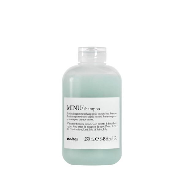 Davines MINU Shampoo, Color Retention Shampoo For Colored, Treated Hair, Protects & Keeps Hair Bright, Shiny For Longer - Image 2