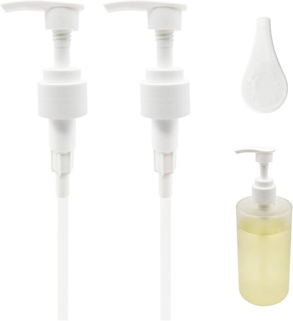 2PCS Pump Head Designed for OUAI 10 FL OZ Bottles, Compatible with OUAI Shampoo & Conditioner Bottles, OUAI Body Wash Bottle - Image 2