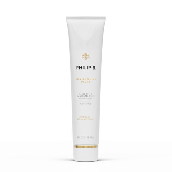 PHILIP B Straightening Baume 6 oz. (178 ml) | Non-Chemical Straightening Treatment to Achieve a Straight, Sleek, Frizz-Free Style - Image 2