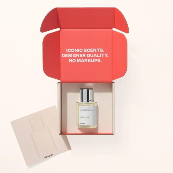 Dossier - Citrus Tea 1.7 Fl oz (50ml) - Perfume Inspired by Labo Thé Noir - Pure Infused - Paraben Free - Vegan - For Women Men Unisex - Image 4