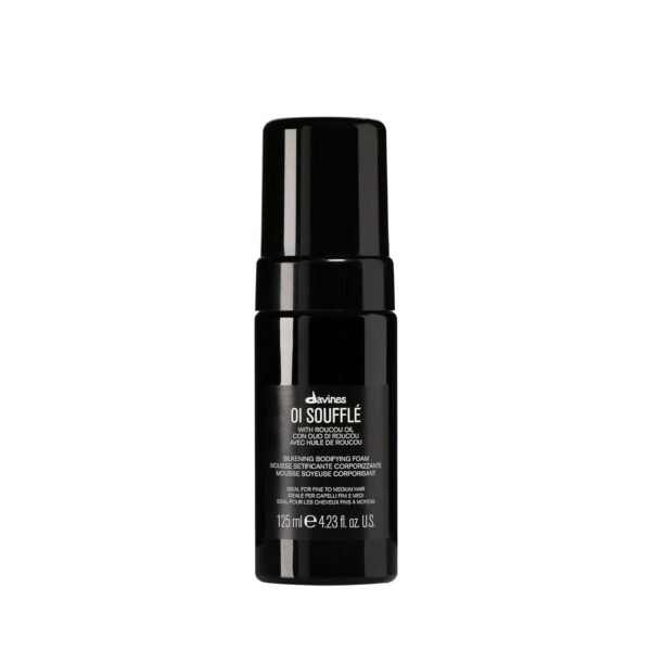Davines OI Soufflé Perfect for Fine Hair, Liquid-to-Foam Leave-In For Fuller and Shinier Hair Feeling Silky and Soft - Image 2