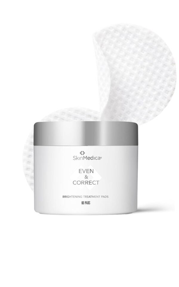 SkinMedica Even & Correct Brightening Treatment Pads For Face Exfoliating, 10% Glycolic Acid Pads That Are Retinol-Free, Alcohol-Free and Hydroquinone-Free, 60 Ct - Image 2