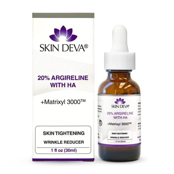 SKIN DEVA 20% Argireline Serum with Matrixyl 3000 Pure Hyaluronic Acid Serum For Face Deep Wrinkle Reducer Anti Aging Tones Skin and Stimulates Collagen Peptides Serum For Face - Image 2