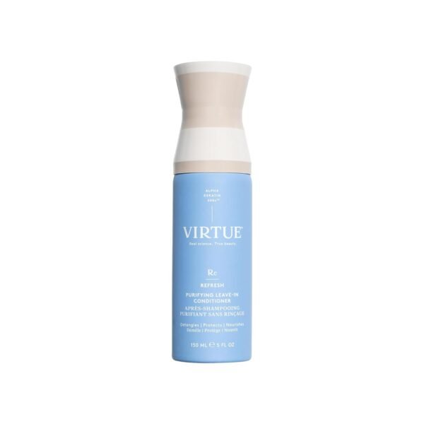 Virtue Purifying Leave-In Hair Conditioner Spray, Reduce Frizz and Split Ends, Detangles and Nourishes, Color Safe, 5 Fl Oz - Image 2