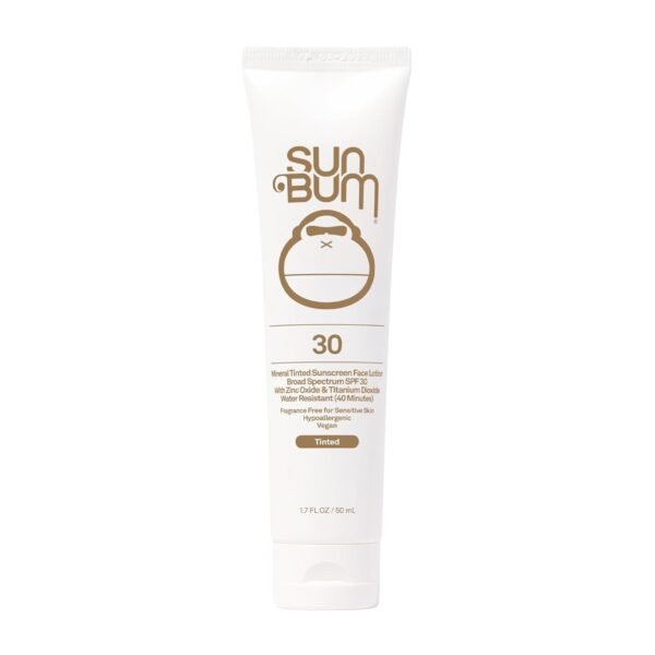 Sun Bum Mineral SPF 30 Tinted Face Sunscreen - Matte Primer - Broad Spectrum Moisturizing Sunscreen with Vitamin E - Hawaii 104 Act Compliant (Without Octinoxate & Oxybenzone) - Travel Friendly 1.7 oz - Image 2