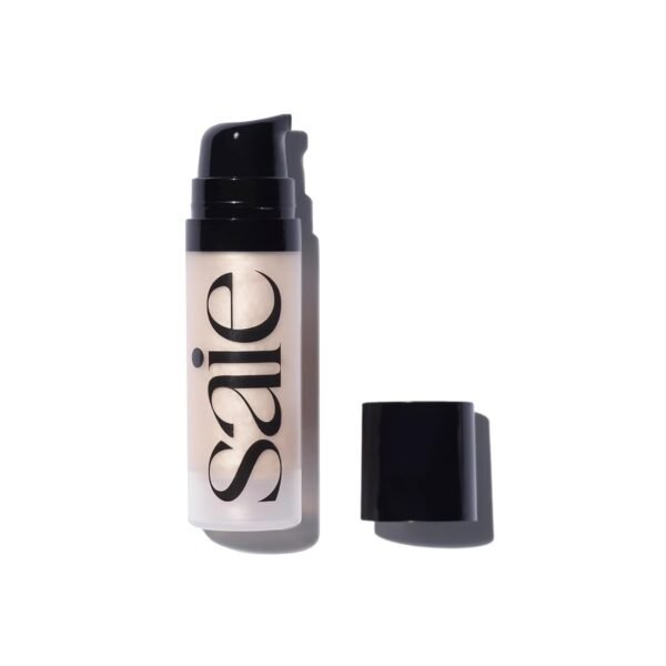 Saie Mini Glowy Super Gel Lightweight Illuminator - Luminizer + Makeup Primer for Glowing Skin - Enriched with Vitamin C + Hydrating Squalane Oil - Starglow (0.5 oz) - Image 2