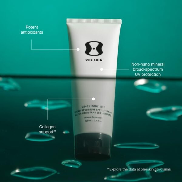 BODY SPF OS-01 Peptide Broad Spectrum SPF 30+ Mineral Sunscreen- Protects Skin from UV Aging & Water Resistant, Includes Potent Antioxidants, Suitable for Sensitive Skin - Image 8