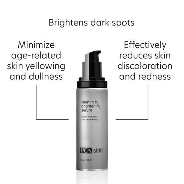 PCA SKIN Vitamin B3 Brightening Serum, Anti Aging Serum for Dark Spots and Skin Discoloration, Made with Hydrating Niacinamide and Antioxidants, Helps Minimize Redness and Uneven Skin Tones, 1.0 Pump - Image 3