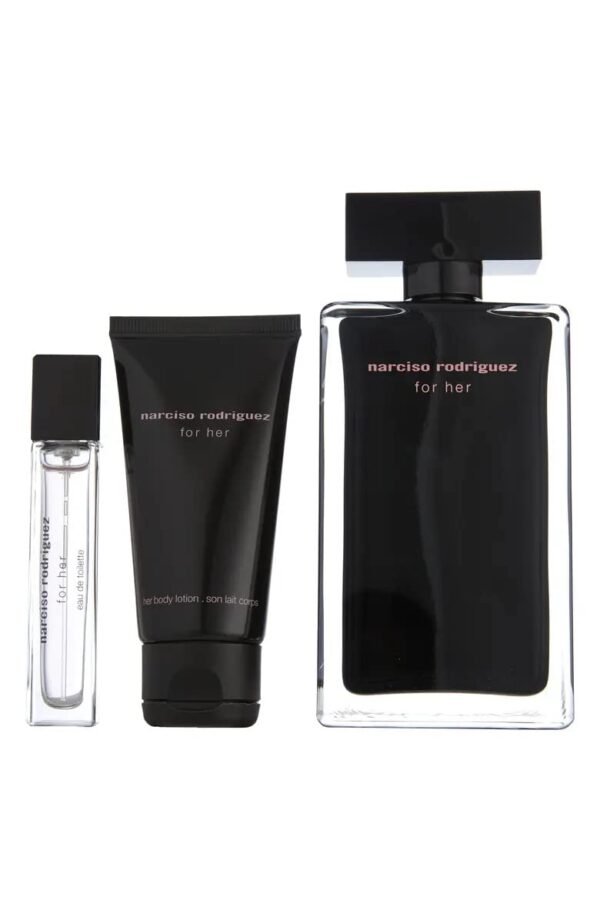 Narciso Rodriguez for Women 3 Piece Set (3.4 Eau de Toilette Spray + 1.6 Body Lotion + 0.33 Eau de Toilette Spray) - Image 2