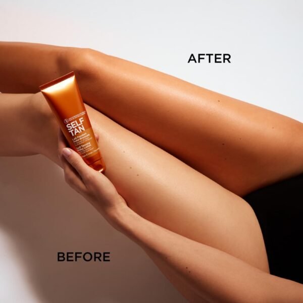 Clarins Self Tanning Milky Lotion | Self Tanner For Face and Body | Natural, Long-Lasting, Streak-Free, Sun-Kissed Glow and 24-Hour Hydration* | Non-Staining | Contains Glycerin - Image 4