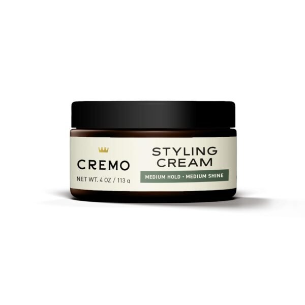 Cremo Hair Styling Cream, Barber Grade, Medium Hold, Medium Shine Hair Products, 4 Oz - Image 7