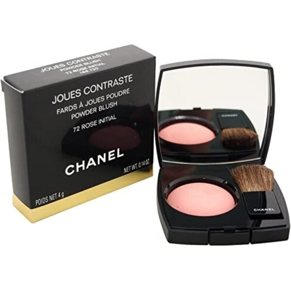 Chanel Joues Contraste Powder Blush No. 72 Rose Initial for Women Blush, 0.18 Ounce - Image 2