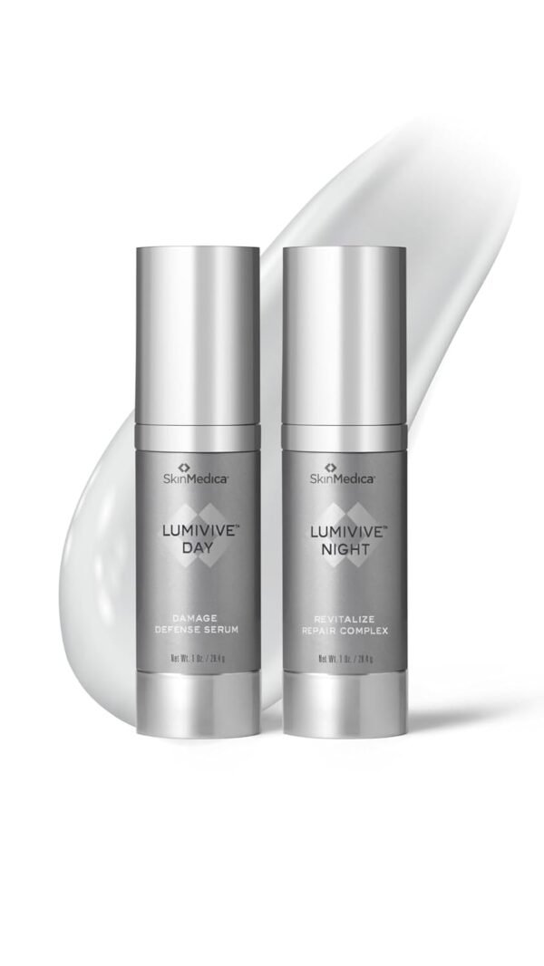 SkinMedica Lumivive Day & Night System - Your Essential Serum Based, Age-Defying Skin Care Set for a Radiant Beauty Routine - Image 2