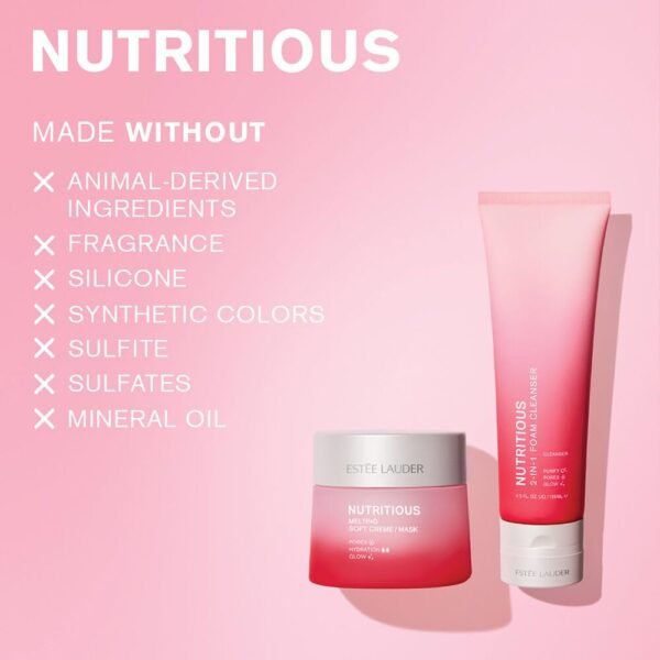 Estée Lauder Nutritious Melting Soft Cream Moisturizer/Face Mask with Niacinamide | Pore Minimizing - Image 7