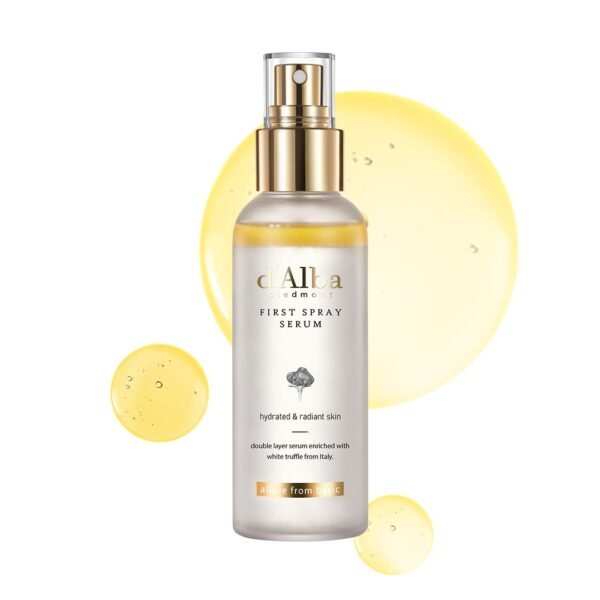 d'alba Piedmont Italian White Truffle First Spray Serum, Vegan Skin Care, Light-weight Face Moisturizer, Glow Serum for Radiant Skin, Non Comedogenic, All In One Mist, Korean Skin Care (3.38 fl oz.) - Image 2