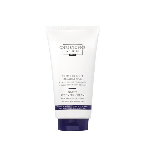 Christophe Robin Night Recovery Cream With White Lotus Flower - Rich Overnight Treatment 5 fl. oz - Image 2