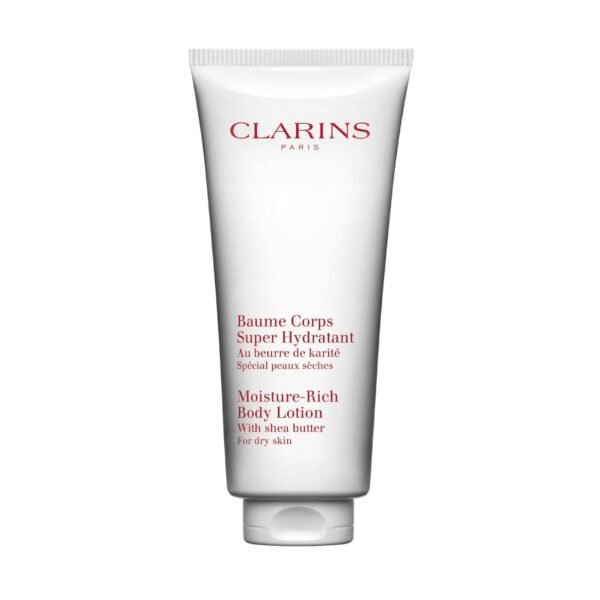 Clarins Moisture-Rich Body Lotion | Intensely Hydrates | Nourishes, Softens and Smoothes | Non-Greasy and Fast Absorbing | 88% Natural Ingredients | Body Cream With Shea Butter | For Dry Skin Types - Image 2