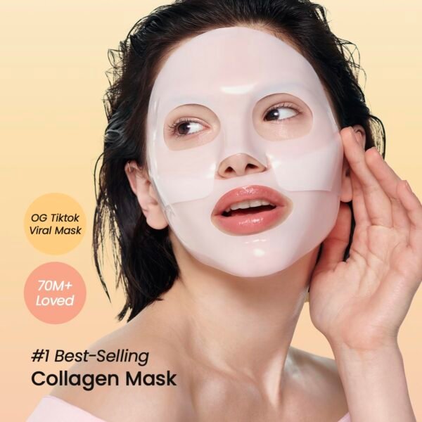 BIODANCE Bio-Collagen Real Deep Mask, Hydrating Overnight Hydrogel Mask, Pore Minimizing, Elasticity Improvement, 34g x4ea - Image 3