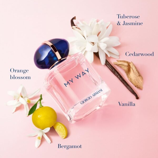 Armani Beauty - My Way - Eau de Parfum - Women's Perfume - Floral Woody Fragrance - Bergamot, Orange Blossom, Tuberose, Jasmine, Cedarwood, Vanilla and White Musk Notes - Image 3
