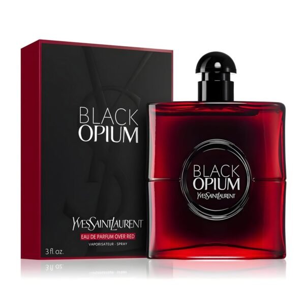 YVES SAINT LAURENT Black Opium Over Red for Women - 3 oz EDP Spray - Image 7