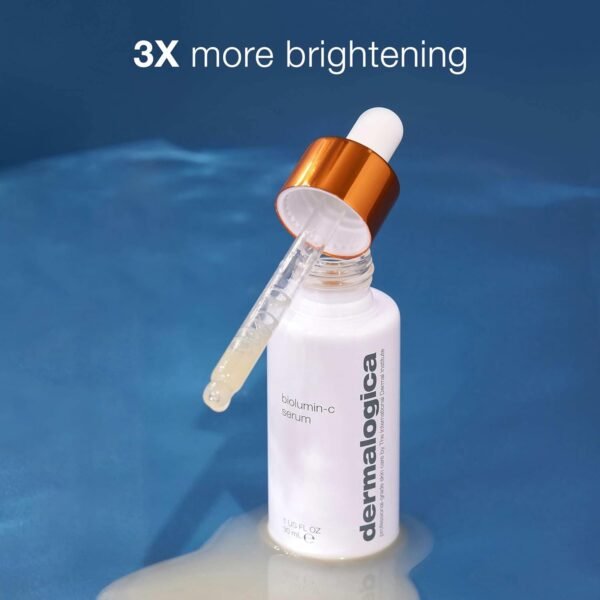 Dermalogica Biolumin-C Serum, Vitamin C Dark Spot Serum for Face with Peptide and AHA - Exfoliates and Reduces Unbalanced Pigmentation for Brighter, Firmer Skin - Image 8