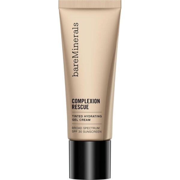 bareMinerals Complexion Rescue Tinted Moisturizer for Face with SPF 30, Vegan Tinted Mineral Sunscreen with Hyaluronic Acid, Full Size, Bamboo 5.5 - Image 2