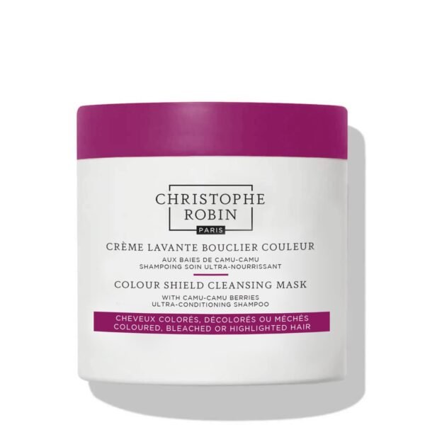 Christophe Robin Color Shield Cleansing Mask With Camu Camu Berries for Color-Treated Hair - Low-foaming 8.4 fl. oz - Image 2
