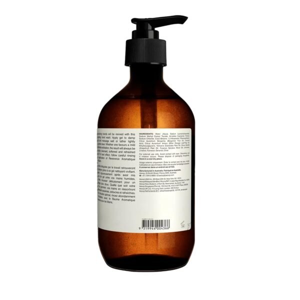Aesop Reverence Aromatique Hand Wash | Gentle Exfoliating Hand Wash with Finely Milled Pumice | 500mL / 16.9 oz - Image 6