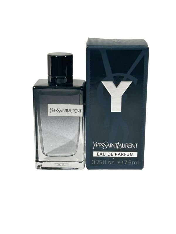 Yves Saint Laurent YSL Y Men Perfume Parfum MINI splash on SMALL TRAVEL SIZE 7.5 ml / 0.25 Fl oz - Image 2