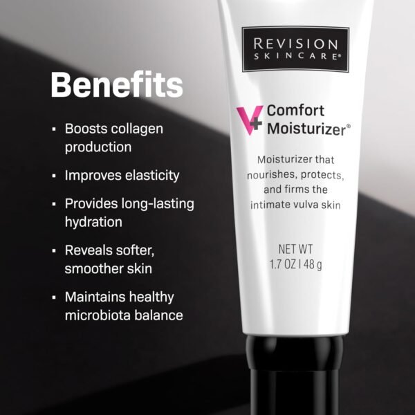 Revision Skincare V+ Comfort Moisturizer™, Intimate Area Moisturizer, Vulva Cream for Dryness, Hormone Free, Fragrance Free, 1.7 oz - Image 3