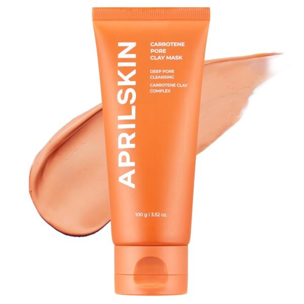 APRILSKIN Carrotene IPMP 3-Min Quick Dry Pore Caring Clay Mask | Kaolin & Zinc PCA | Reduces Pores & Sebum | Cooling Effect | Vegan | Gentle Exfoliation | Korean Skin Care | 100g 3.52 oz. - Image 2