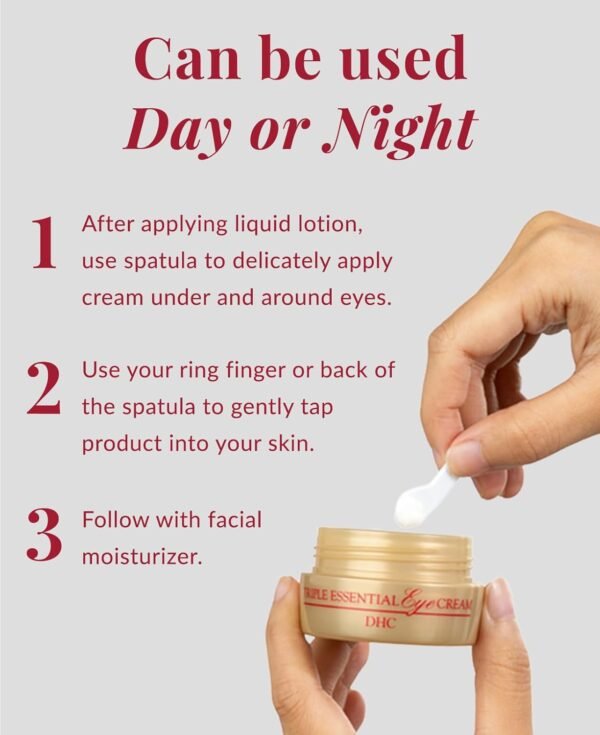DHC Triple Essential Eye Cream, 1 oz. Net wt. - Image 7